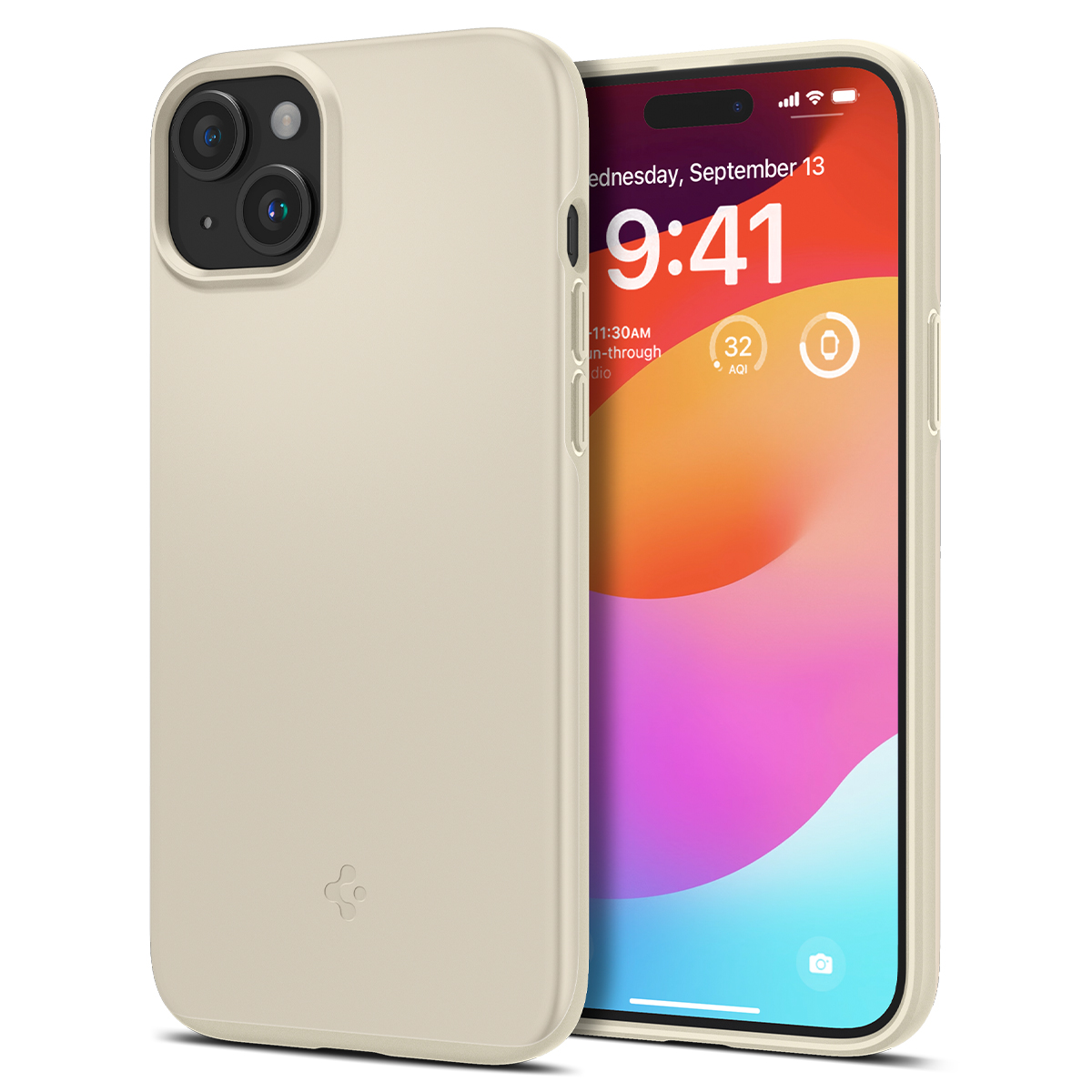 Beige Schutzhülle Für Iphone 15 Plus, Dünn, - Bild 4