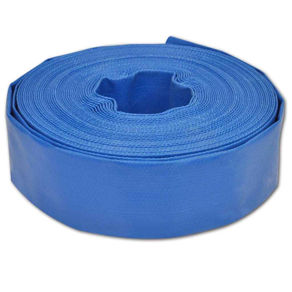 Vidaxl Blau Flat Hose 100 M 3" Pvc