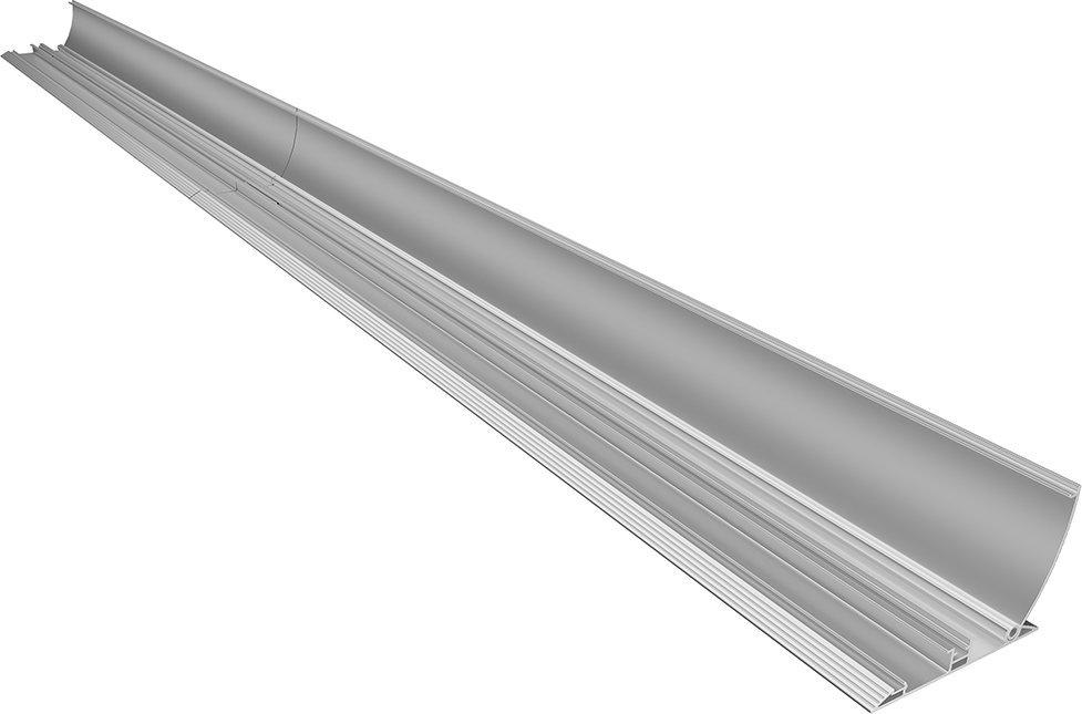 Multibrackets Silber Kabelschutz + Kabelführung, 6237 (Kabelkanal, 220 Cm) - Bild 3