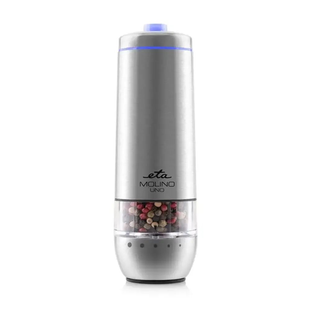 Eta Silber Eta292890000 Molino Uno Spice Grinder, Usb-C, Stainless Steel, Pfeffermühle + Salzmühle, - Image 3