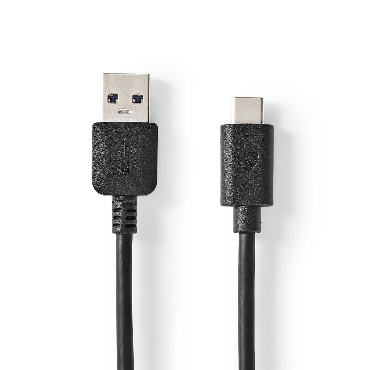 Nedis USB-Kabel | USB 3.2 Gen 1 | USB-A Stecker | USB-C™ Stecker - 60 W | 5 Gbps | Vernickelt | 2.00 m | Rund | PVC | Schwarz | Box - Bild 4