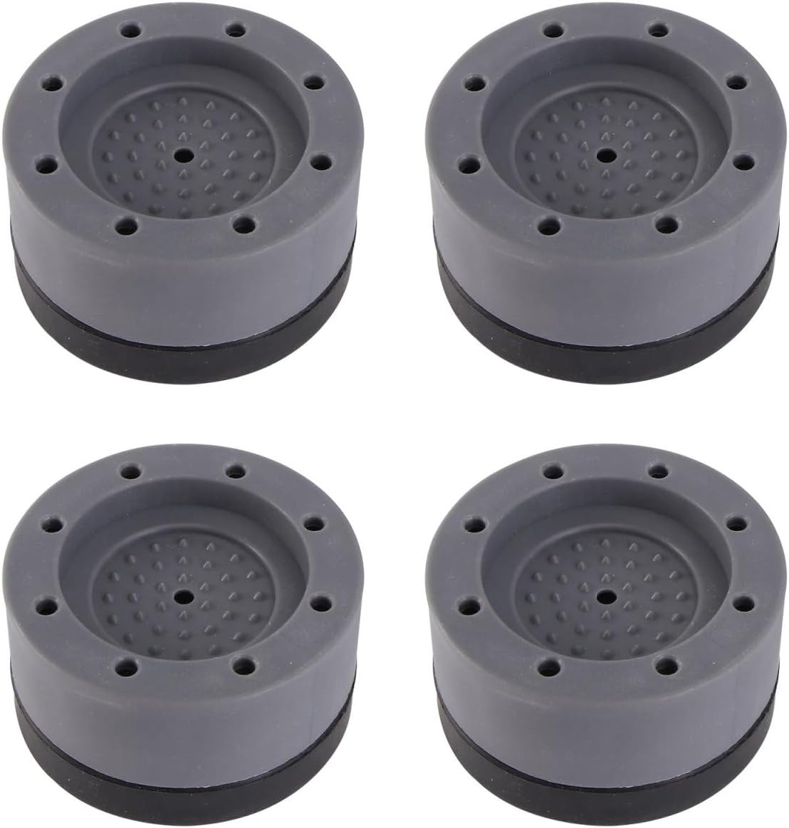 Patins antidérapants pour lave-linge et réfrigérateur, amortisseurs de bruit, gris