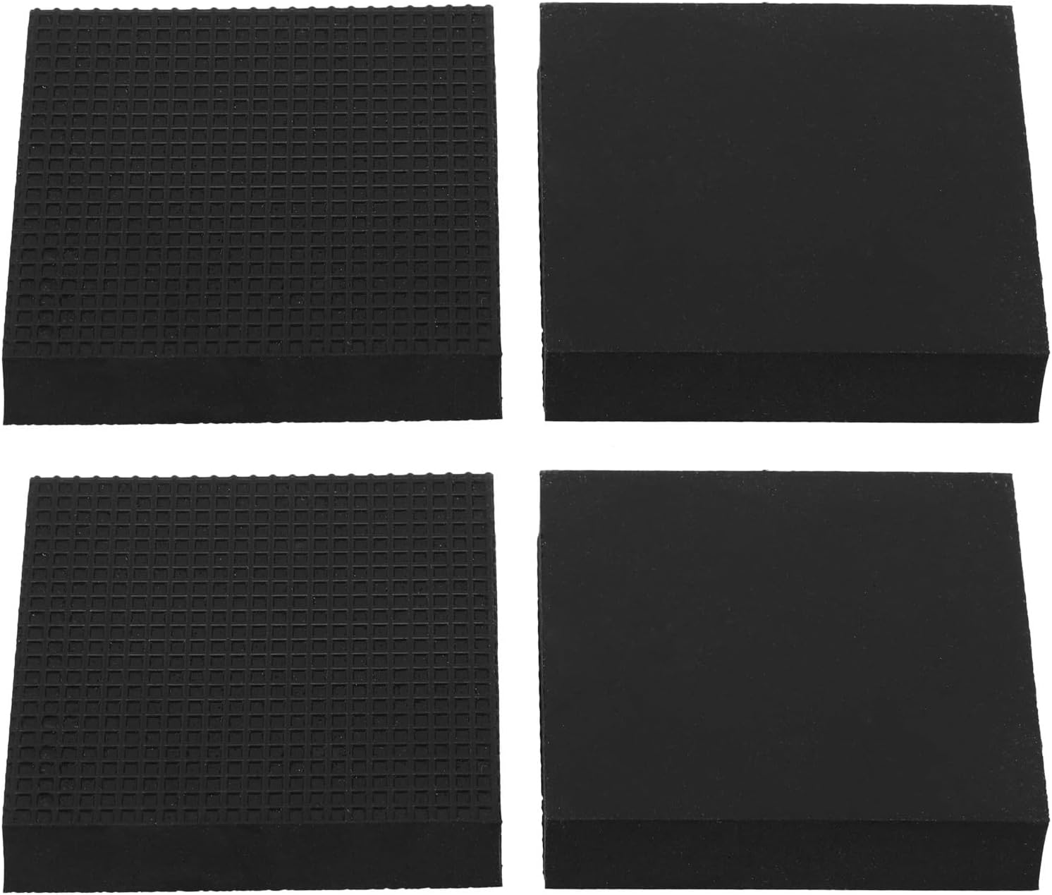 Tapis de protection amortisseur anti-vibrations en caoutchouc noir, patins pour machines et climatiseurs