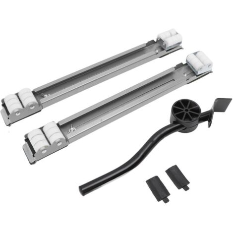 Rouleau d'appareil extensible, empattement universel, 300 kg, 24 roues, freins