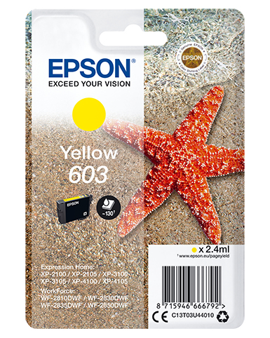 Epson Gelb Singlepack Yellow 603 Ink