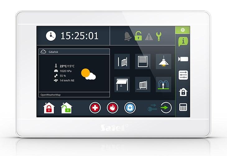 Satel Tastatur Für Touchscreen-Tablet - Int-Tsi-W - Zubehör Für Zentrale Steuerungseinheit Der Hausautomation - Bild 6