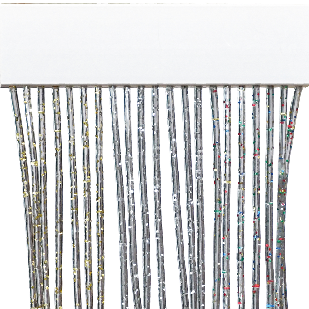 Dfl Tenda A Cordoncino 'brilliant' Cm 125 X 230 Argento Made In Italy