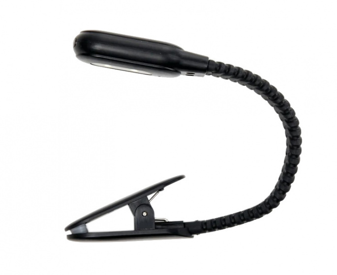 Kikkerland Schwarz Schreibtischlampe Clip Book Light Wiederaufladbar Usb Flexibel