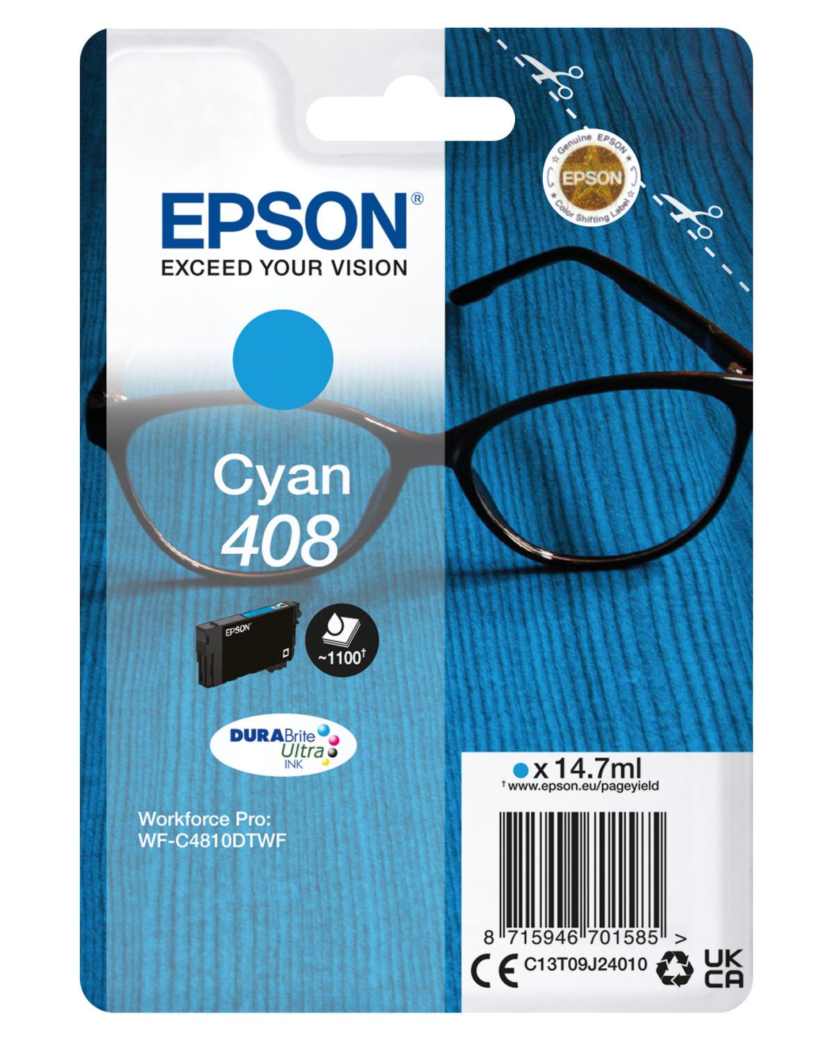 Epson Original 408 (C13t09j24010) Tintenpatrone Cyan - Bild 8