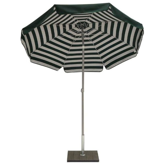 Parasol En Acier Et Coton Venezia Vert 200