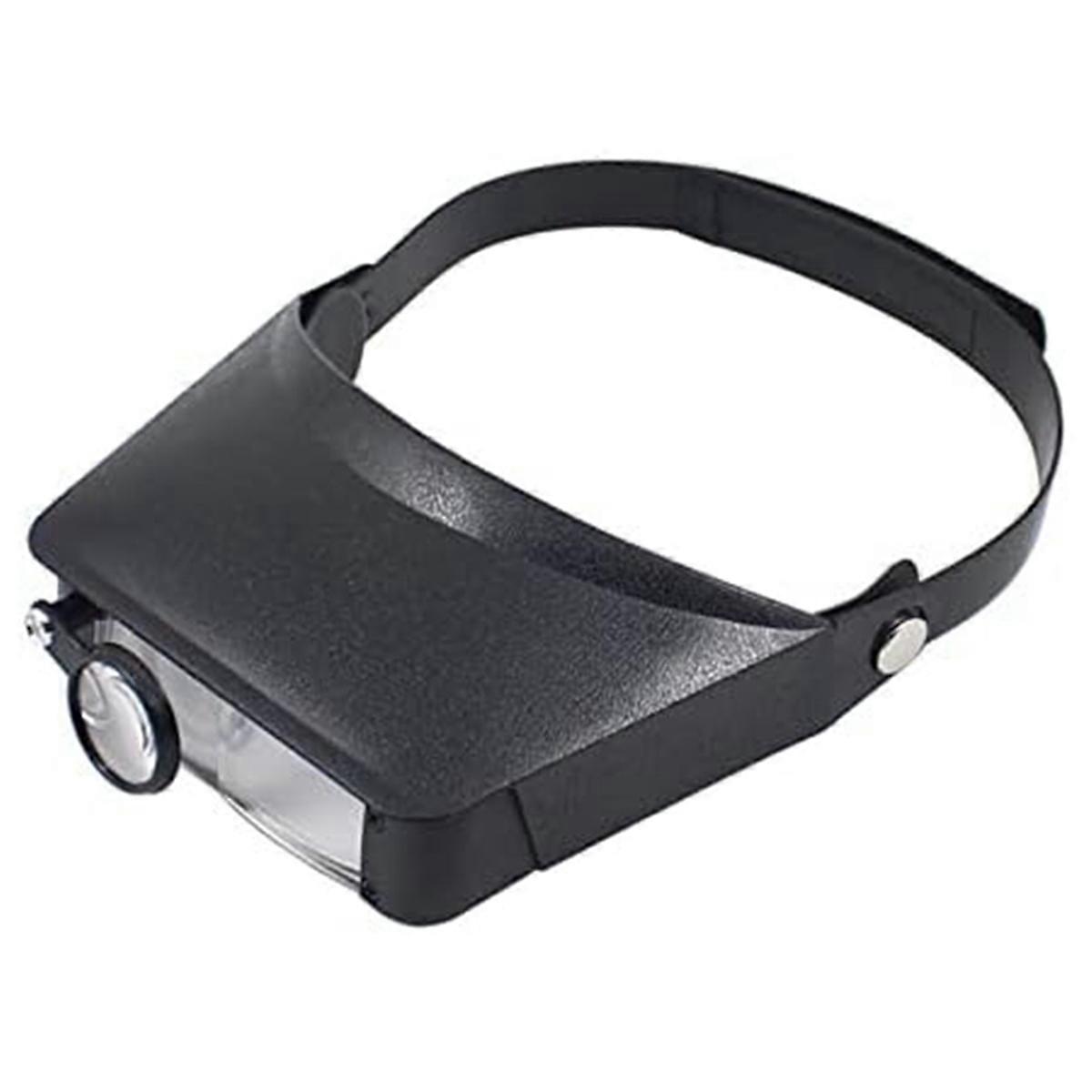 Loupe frontale à 3 lentilles interchangeables, grossissement 1,5x/3x/9,5x/11x, monture ajustable