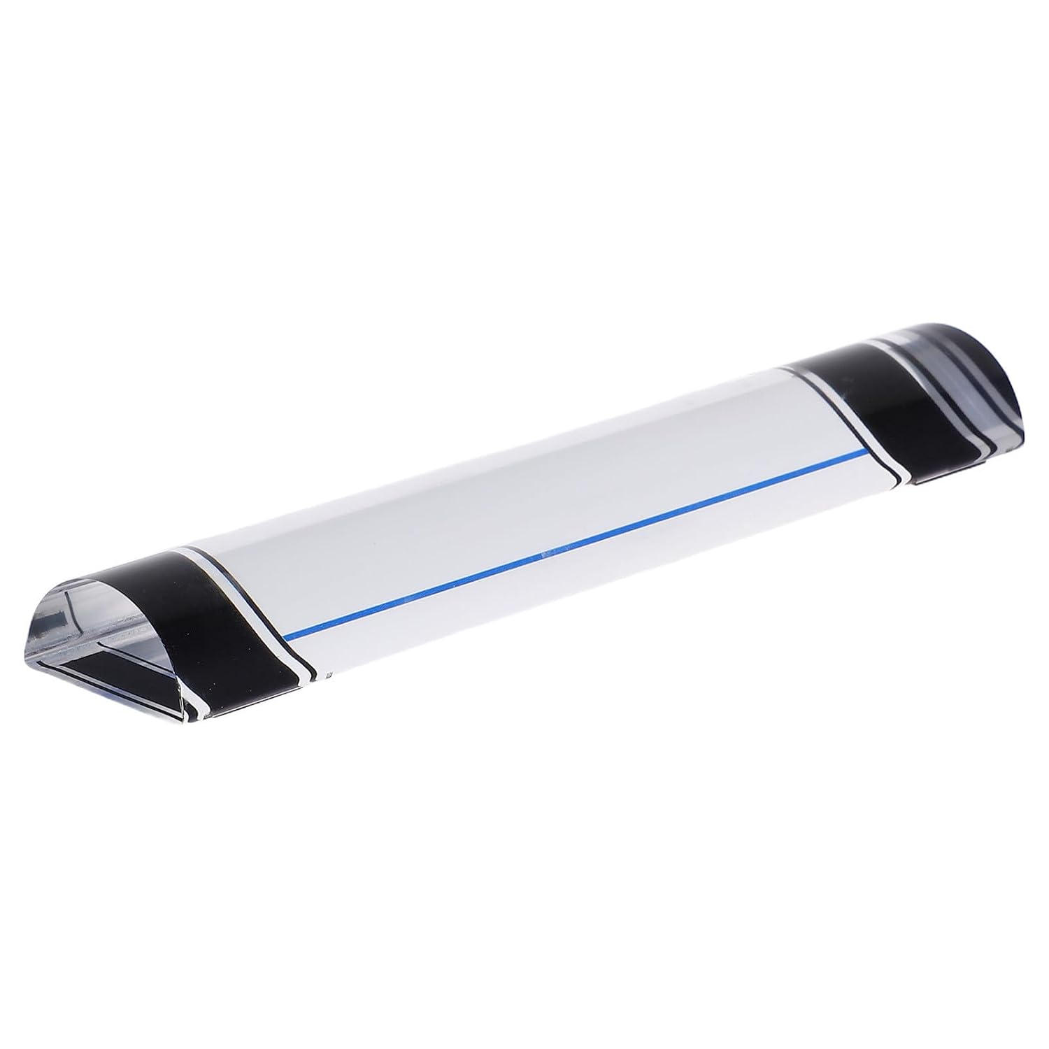 Règle loupe en acrylique transparent avec marqueur coulissant, pour lecture et mesure de précision