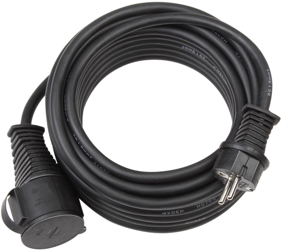 Brennenstuhl - 1166810 Strom Verlängerungskabel Schwarz 10.00 M H07rn-f 3g 2,5 Mm²