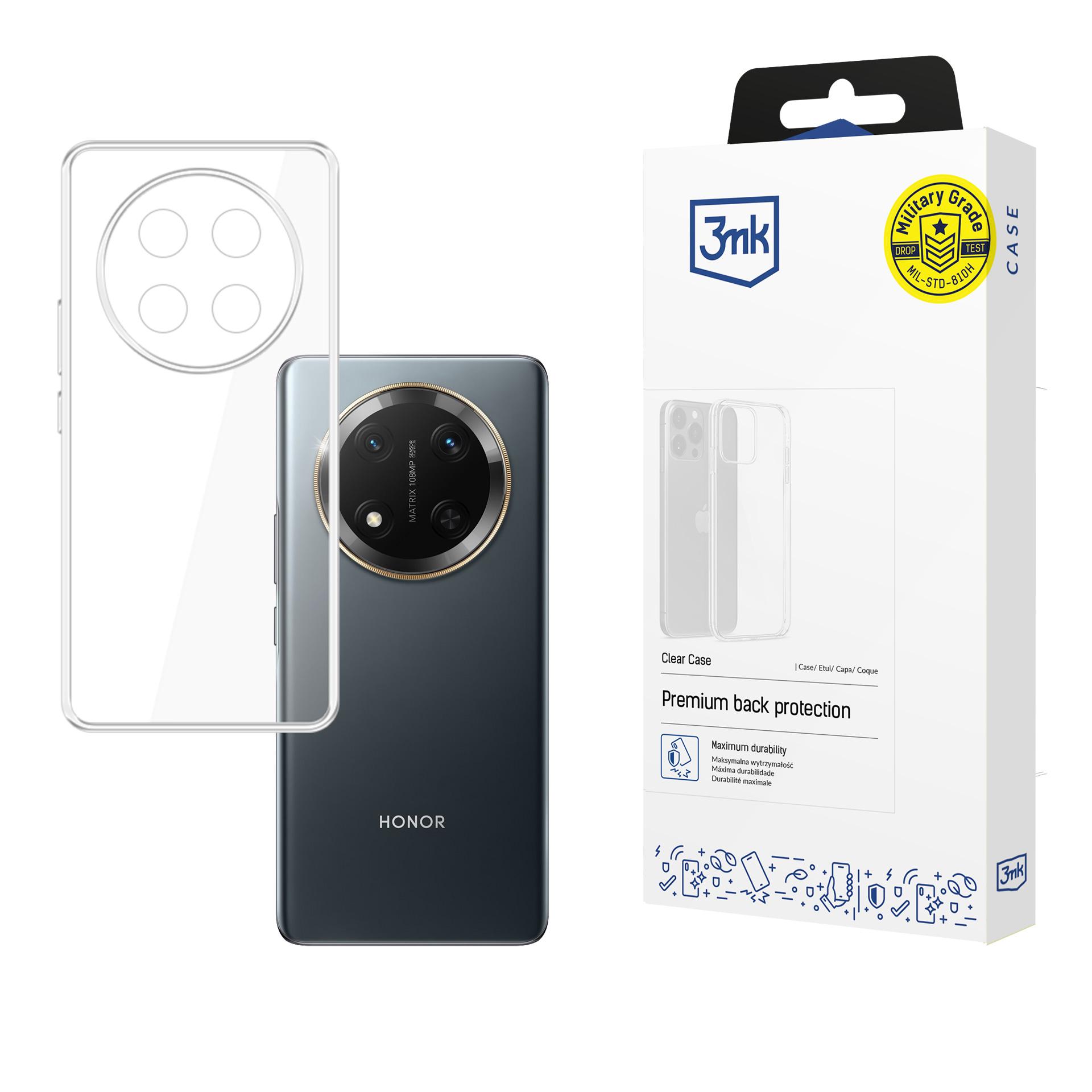 Oem Transparent Honor Magic7 Lite - 3Mk Clear Case