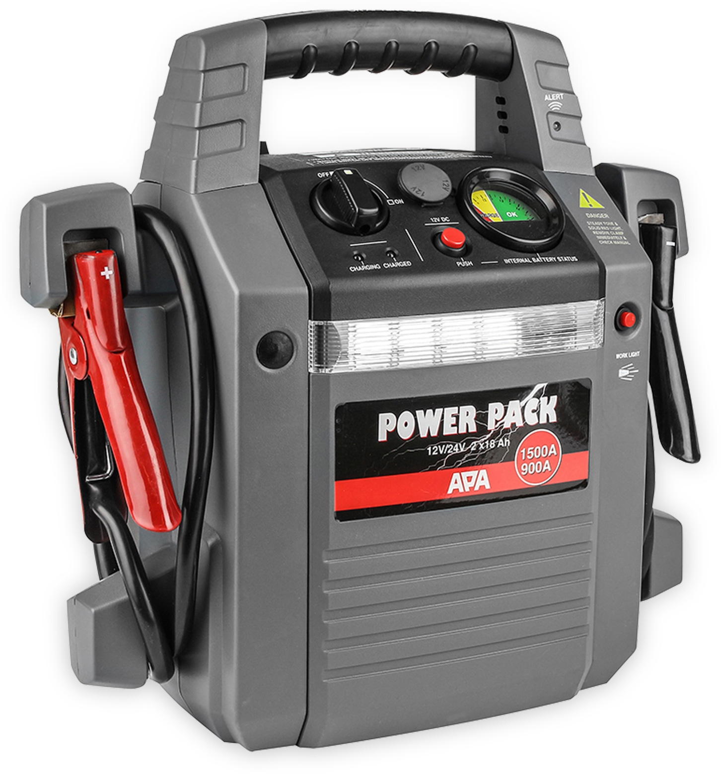 Apa Power Pack 12/24V Starthilfe 900 A [Hersteller-Nr. 16524] - Bild 4
