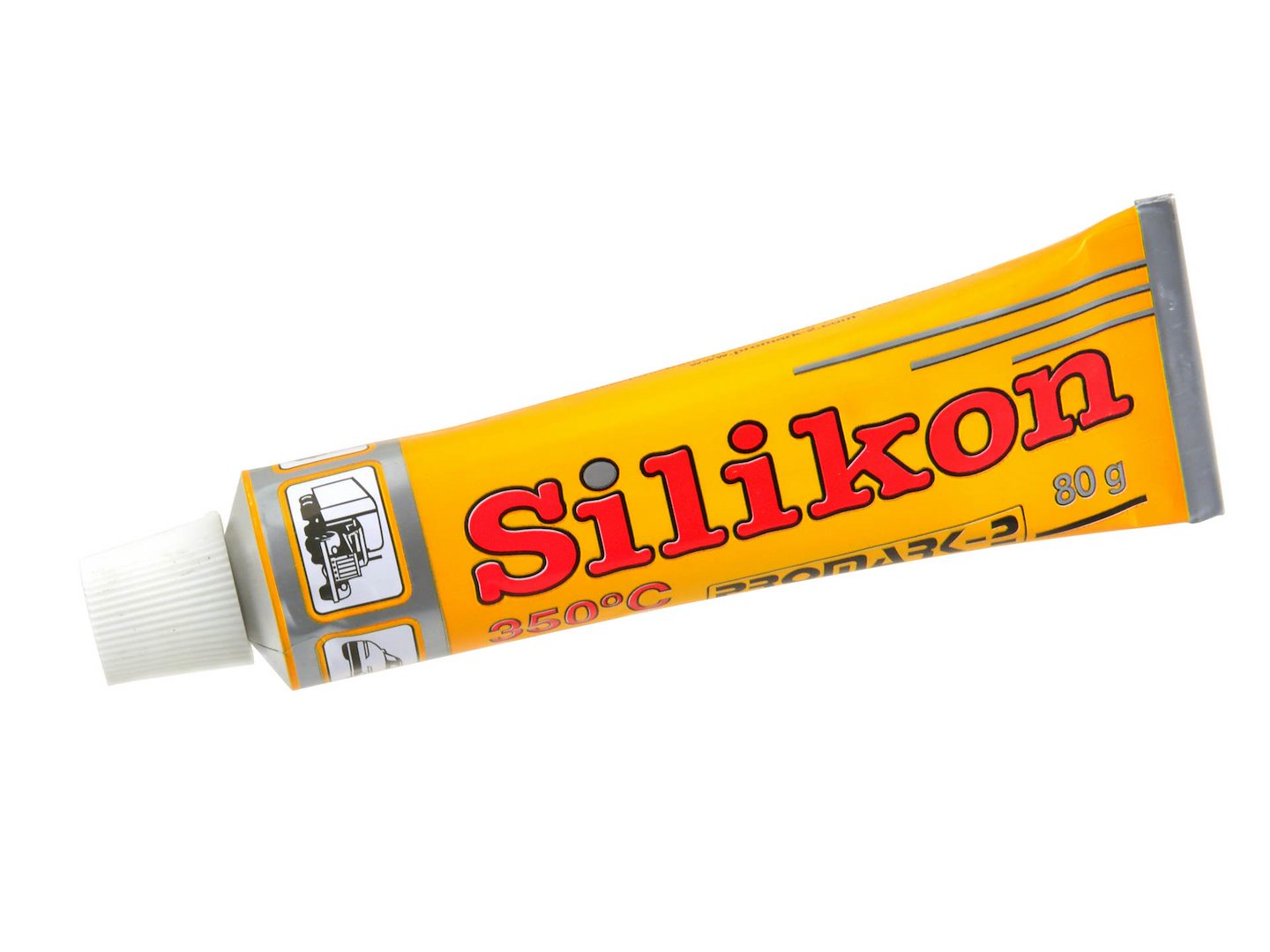 Geko Hochtemperatur-silikon Rot 80 G (50)