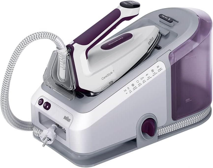 Braun CareStyle 7 IS7266VI Pressurized steam ironing station 2700 W 2 l EloxalPlus soleplate Violett