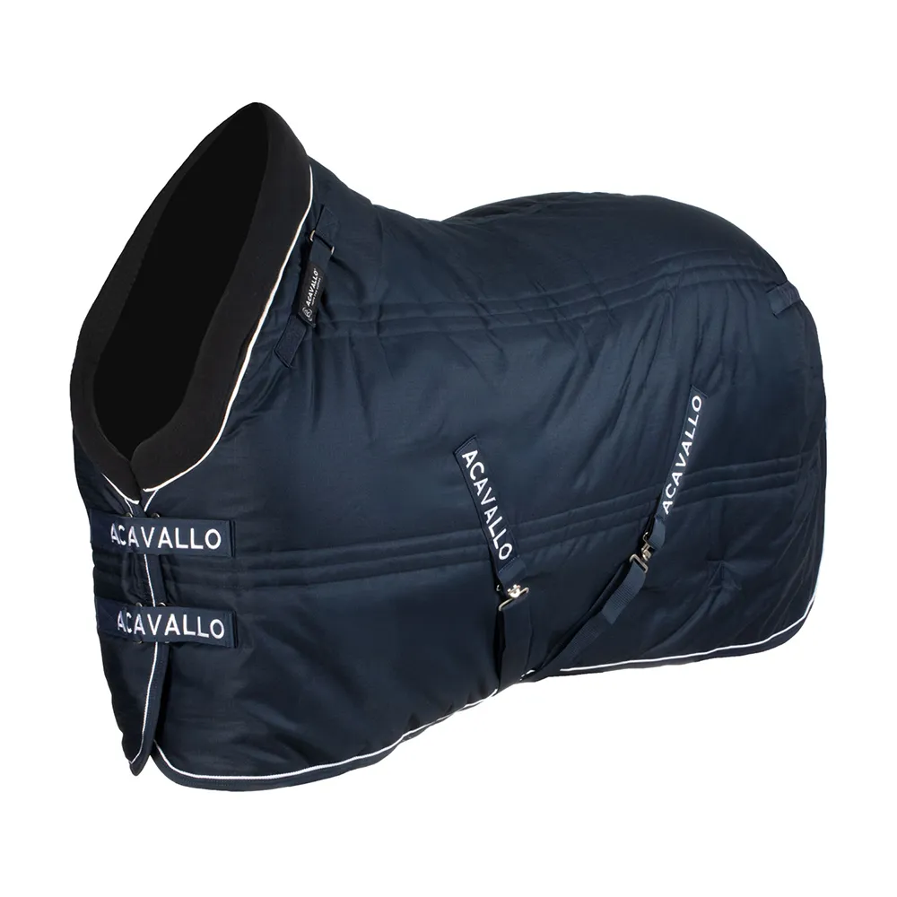 Acavallo Bleu Stalldecke Für Pferde Vivaldi 300 G - Bild 2