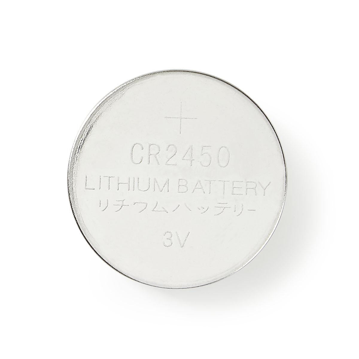 Nedis Silber Lithium Knopfzellenbatterie Cr2450 3 V Dc 5 Blister