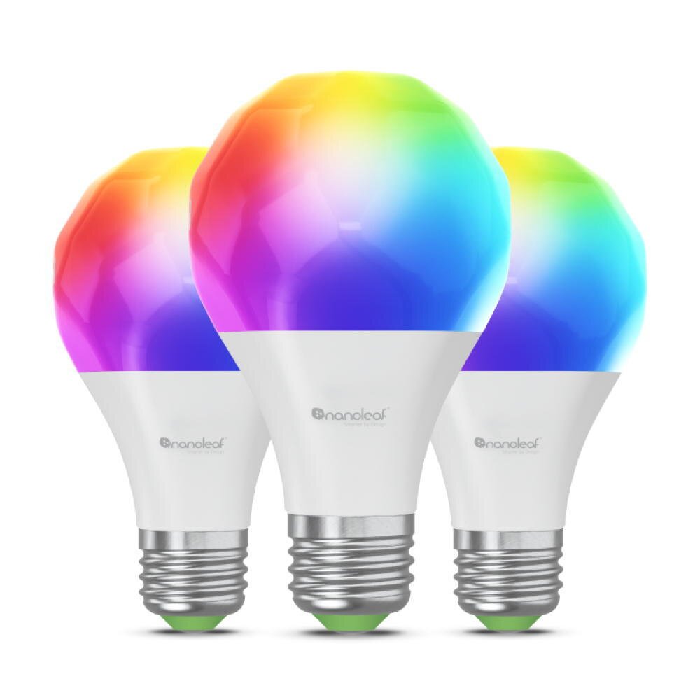 Nanoleaf Essentials NF080B02-3A19E LED-Lampe 1100 lm Matter E27 8,5 W 3er-Pack - Bild 4