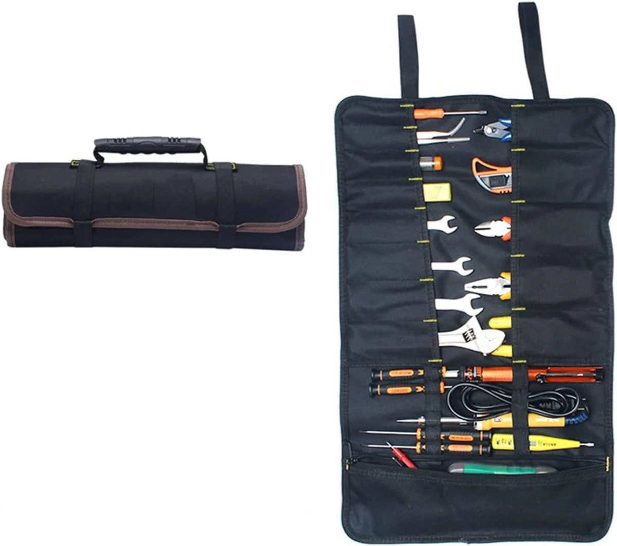 Sacoche à outils 22 poches, tissu Oxford 600D imperméable, 58 x 35 cm