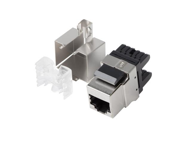 Lanberg Keystone Module RJ45->LSA 180° FTP Cat.5e, Server Zubehör, Schwarz - Bild 4