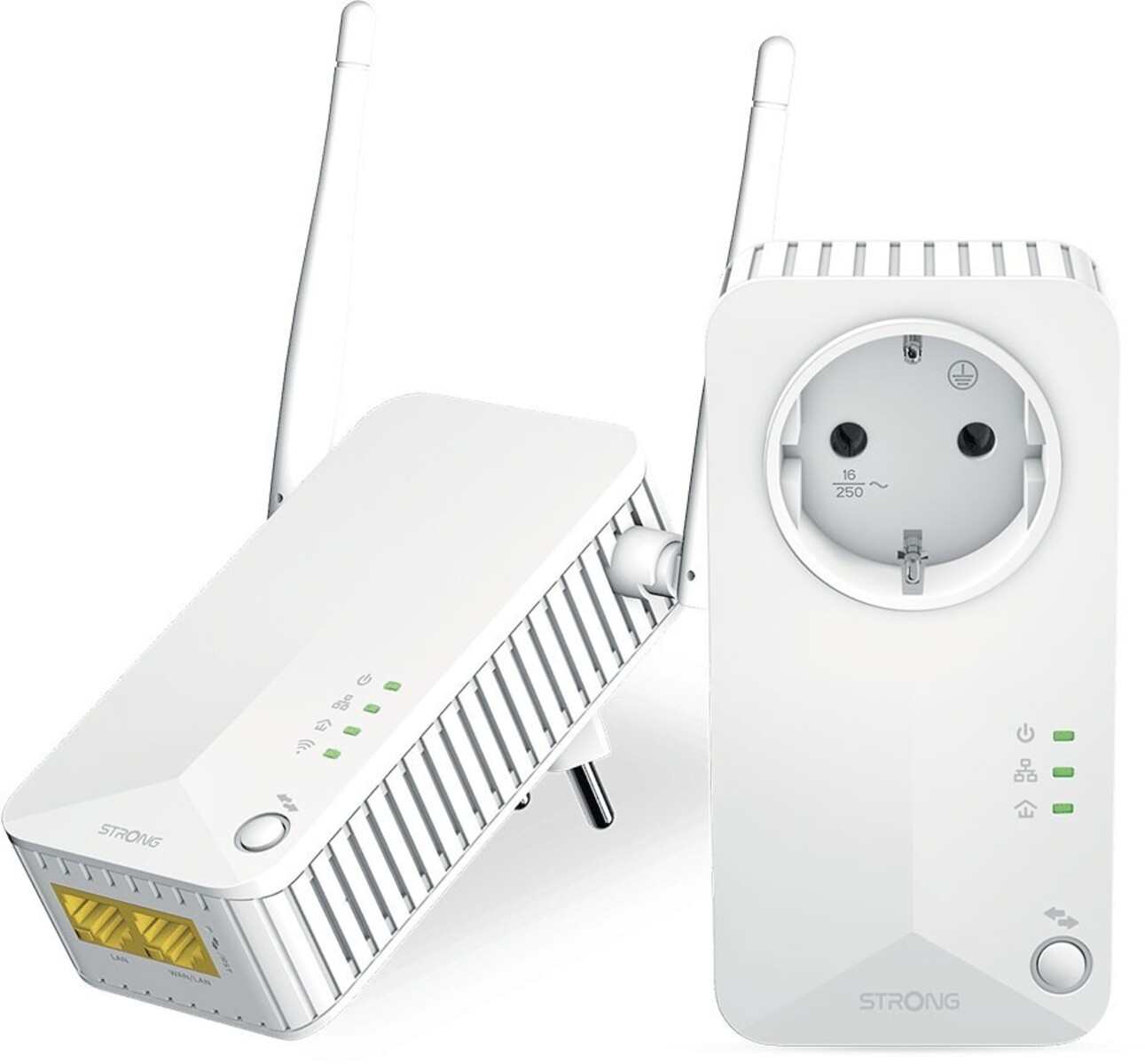 Strong Powerline Wi-Fi 600 Kit - Powerline-Adapter-Set - Weiß - Image 4