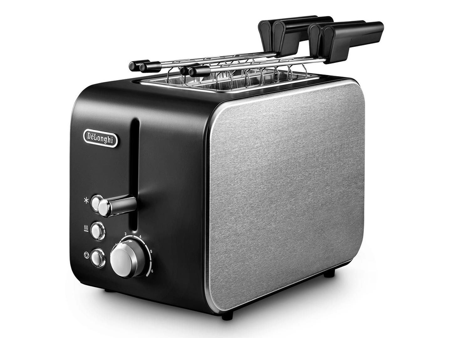 Joom Marketlink Europe Unisex Schwarz De'longhi Ctx2203.bk Toaster 550 W Black/Silver - Bild 3