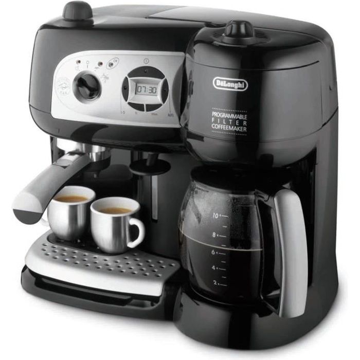 De’Longhi BCO264.1 Espressomaschine und Kaffeemaschine in einem, mit Pumpe, Schwarz, 38 x 24 x 35 cm - Bild 2
