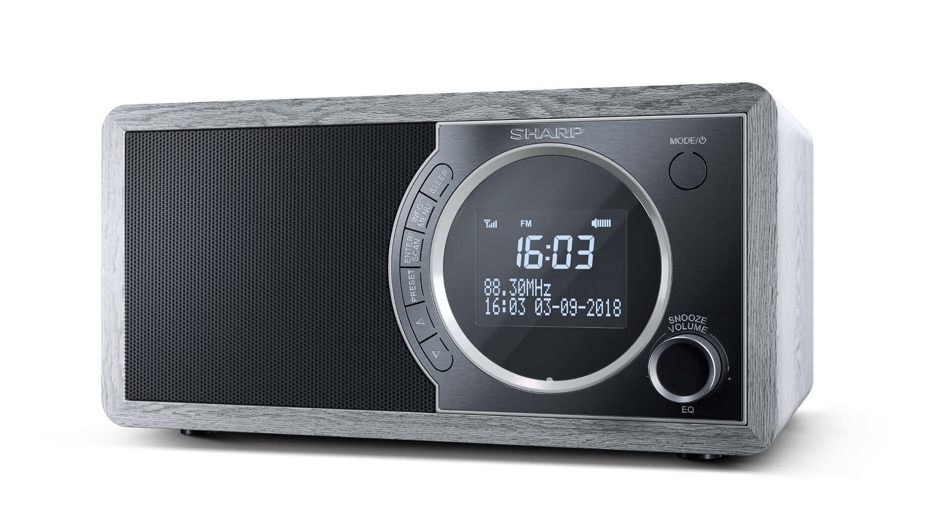 Sharp Grau Radio Dr450 Dab+, Dab, Fm Gr (Dr-450(Gr))