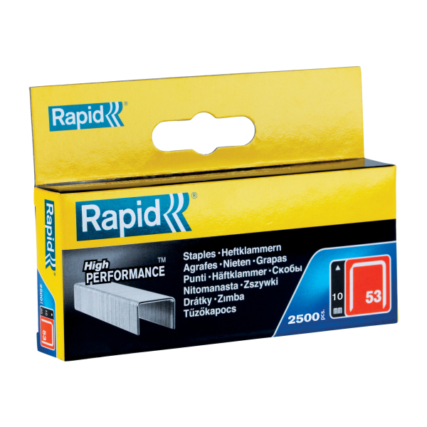 Rapid Heftklammern 53/10 verzinkt 2500 Stück - Image 3