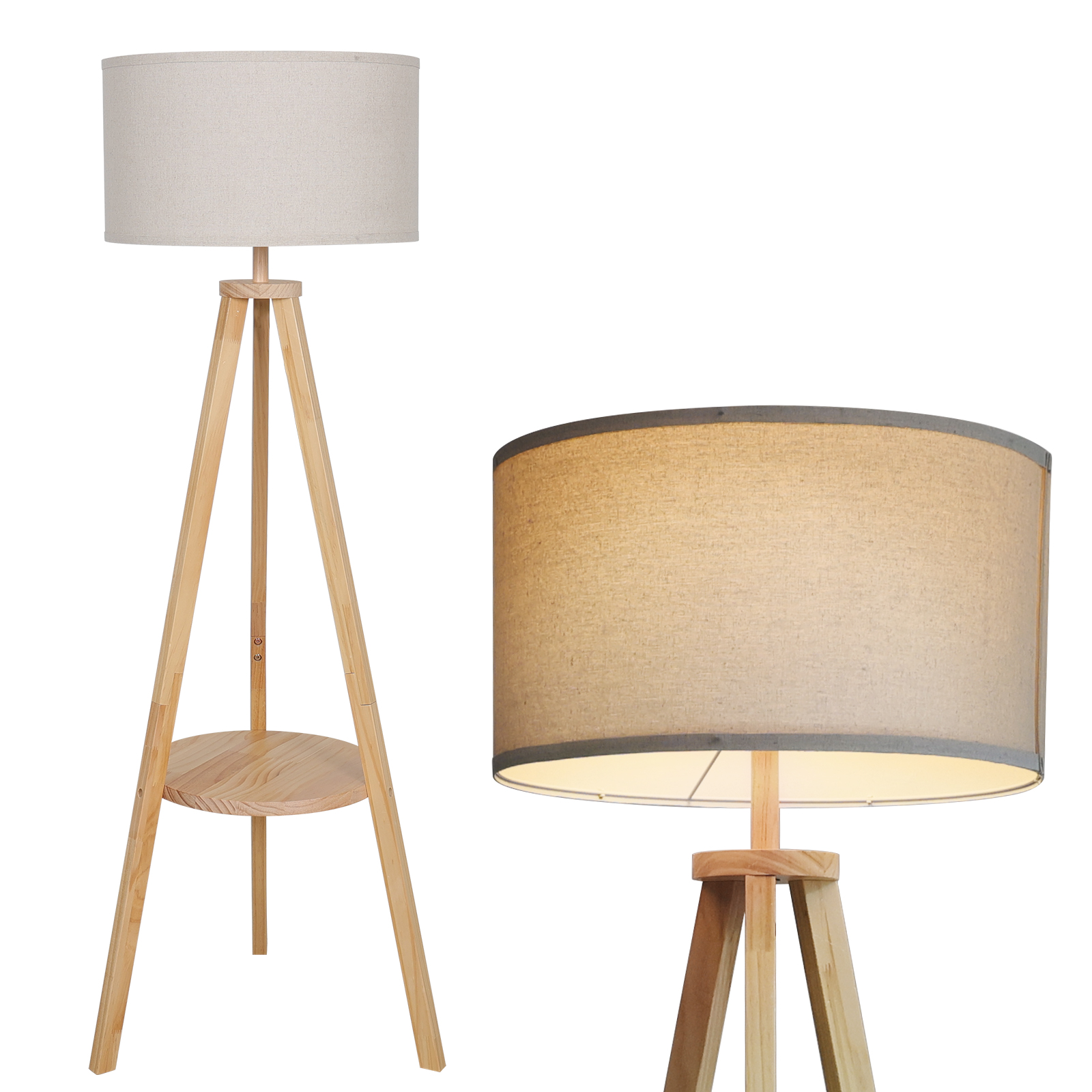 Puluomis - Lampadaire, Intérieur E26 Pour Chambre À Coucher