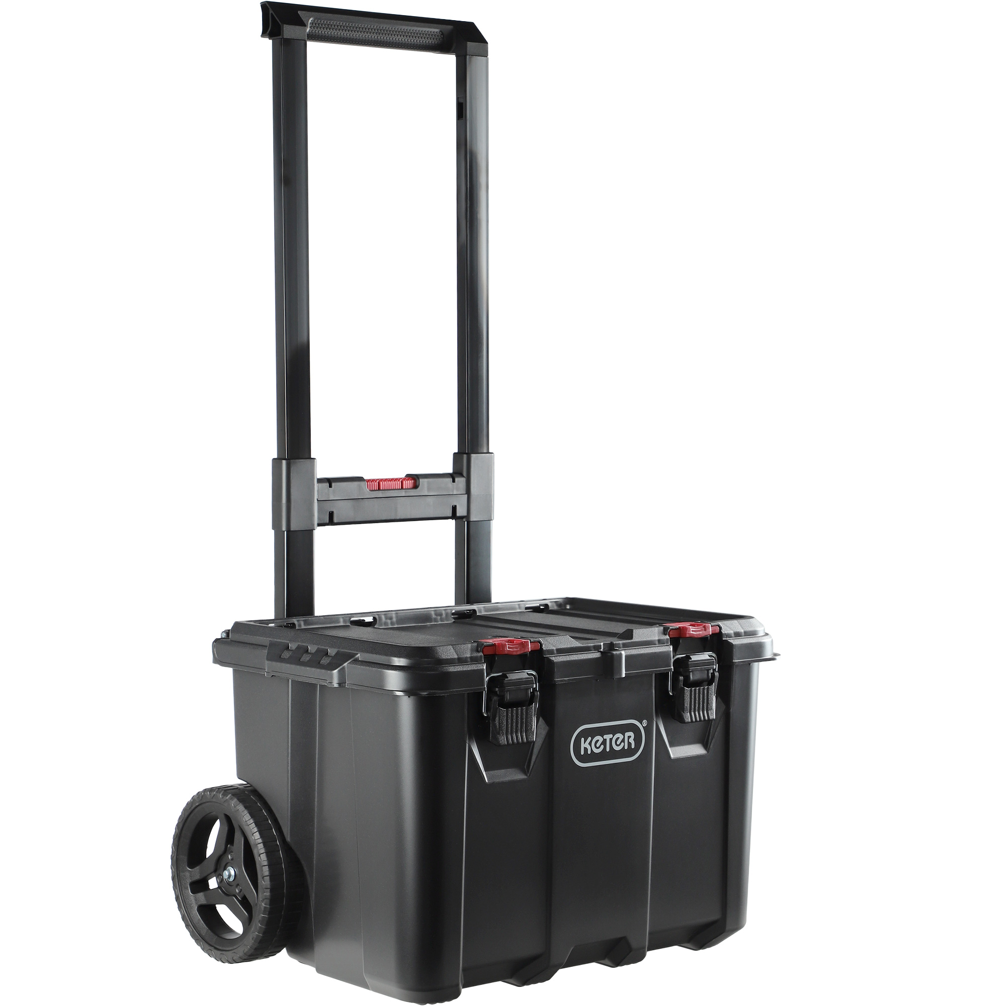 Keter Schwarz Werkzeugkoffer, Curver Box On Stack'n'roll Wheels - Bild 3
