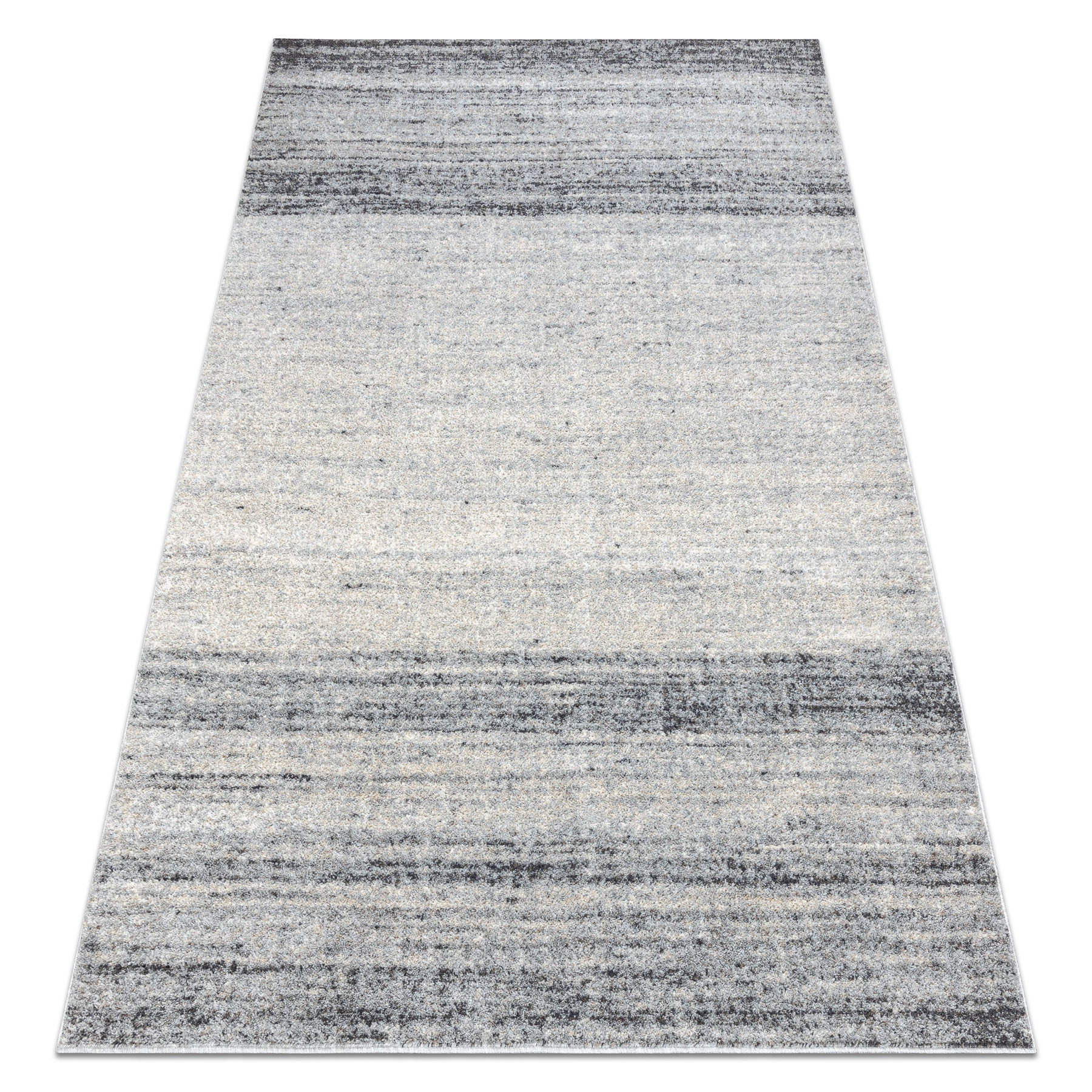 Teppich Fusion 8252 Hellgrau / Dunkelgrau - Melange, Modern, Abstrakt Grey 280x370 Cm