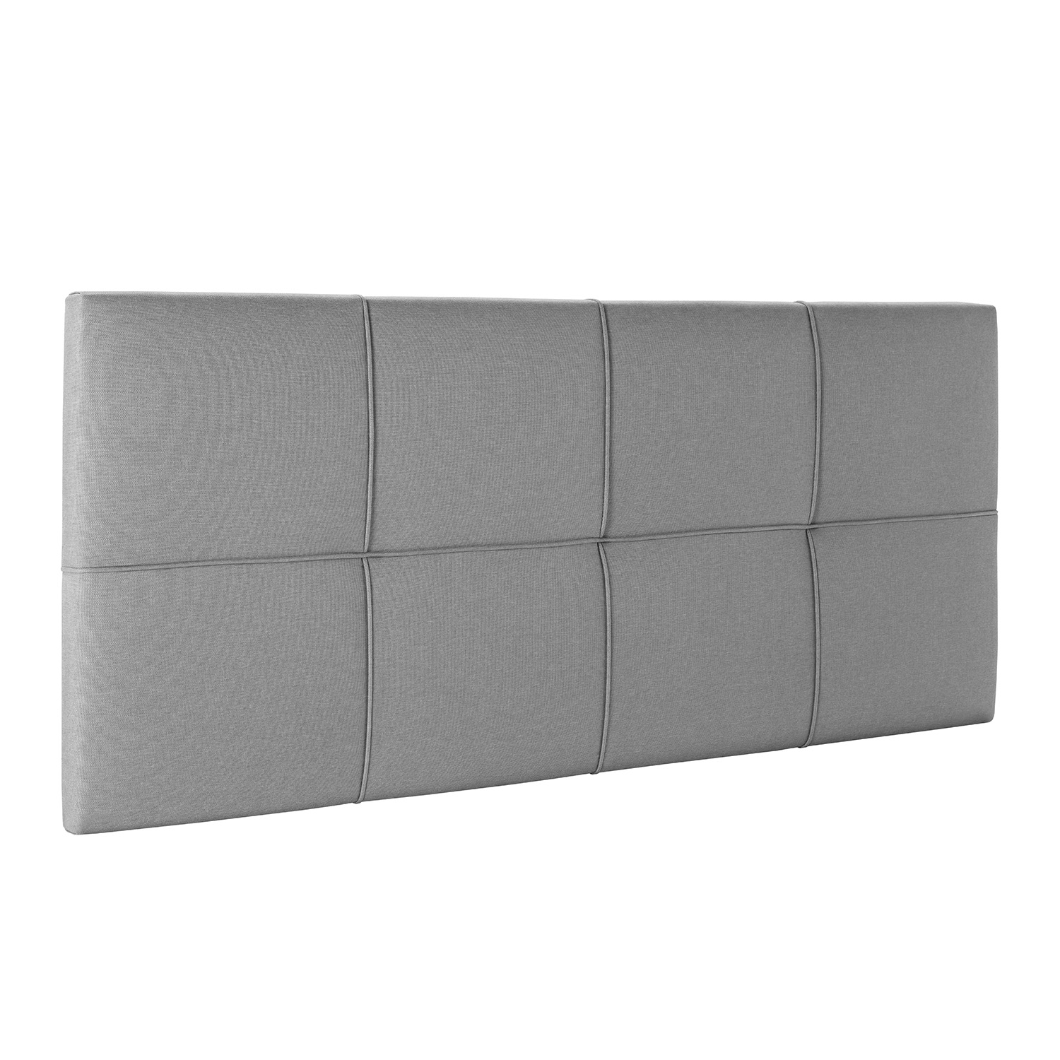 Tête De Lit Tapissée Sicilia 140x60 Cm Gris