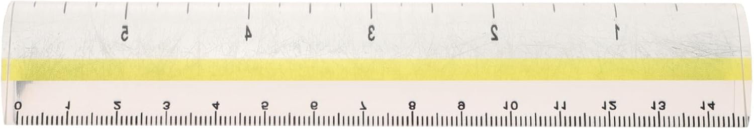 Règle de lecture transparente en acrylique avec grossissement, guide pour livres et documents