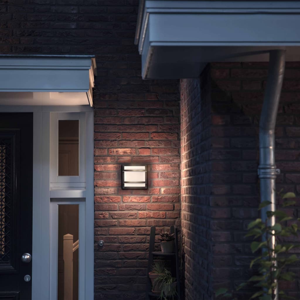 Anthrazit Philips - Mygarden - Led-Wandleuchte Für Den Außenbereich 19X19 Cm, 2700 K, 12 W, 915005554801 - Bild 4