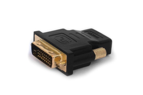 Savio CL-21 cable gender changer DVI HDMI Schwarz (DVI, HDMI), Video Adapter, Schwarz - Bild 5