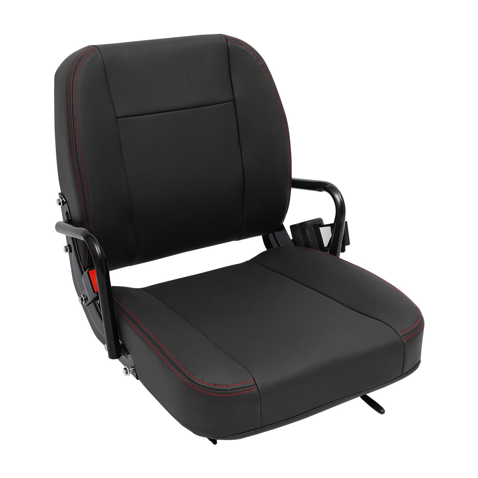 Siège de tracteur universel avec ceinture de sécurité automatique, accoudoirs en cuir synthétique, réglage du poids 100 kg