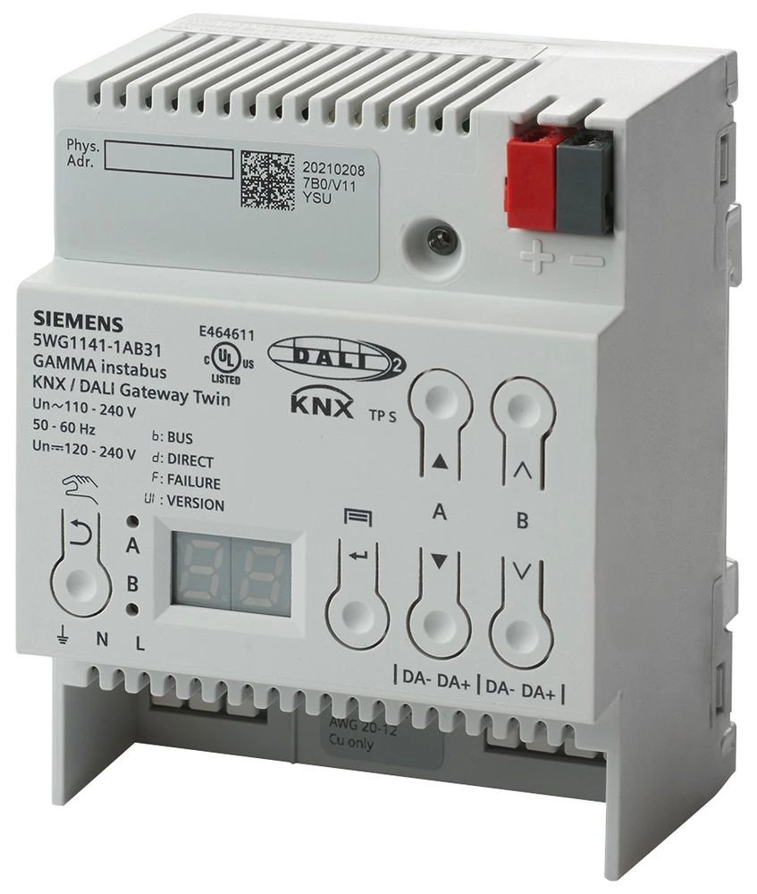 5WG1141-1AB31  - EIB, KNX Dali-Gateway, 2x64, 5WG1141-1AB31