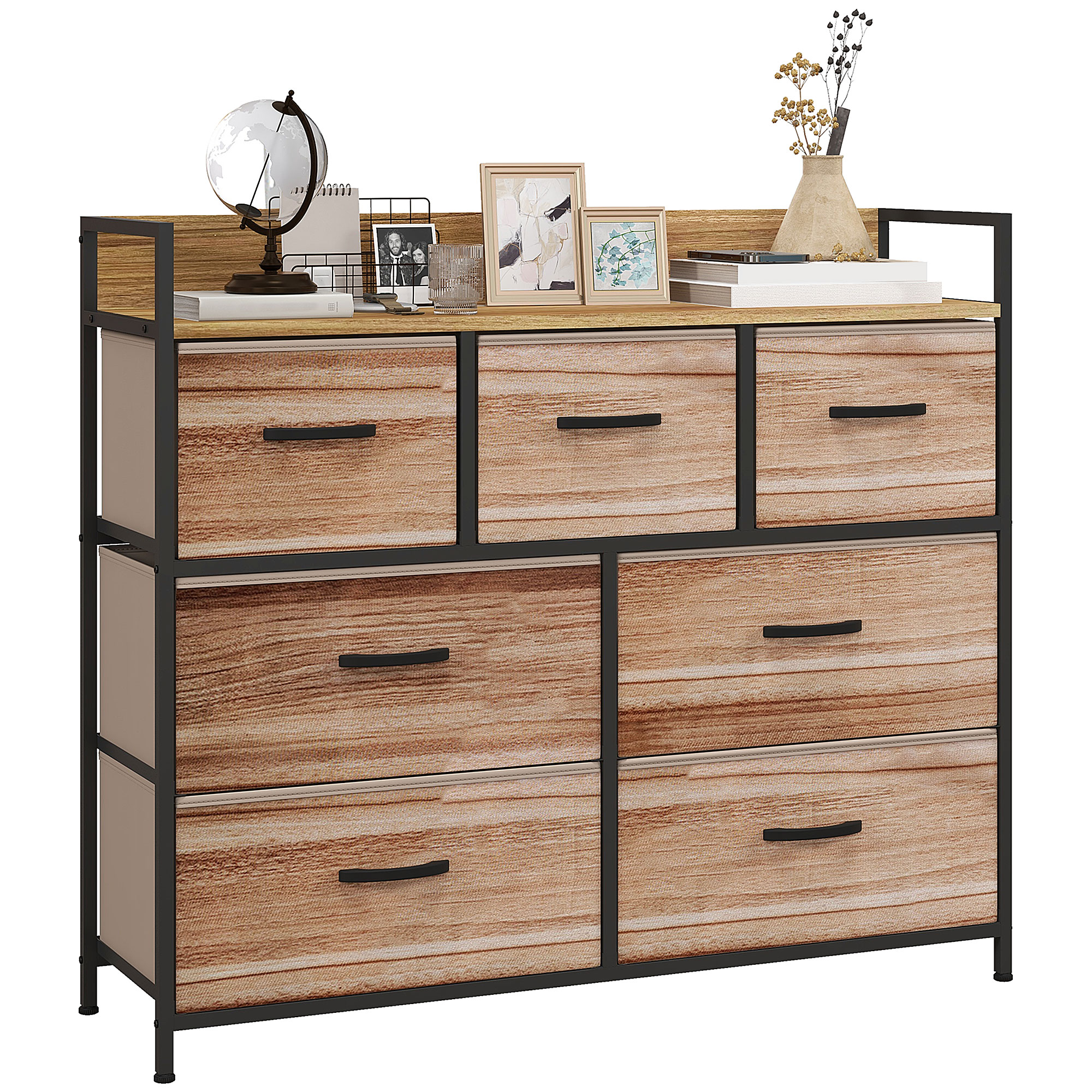 Commode À 7 Tiroirs En Tissu Pliant