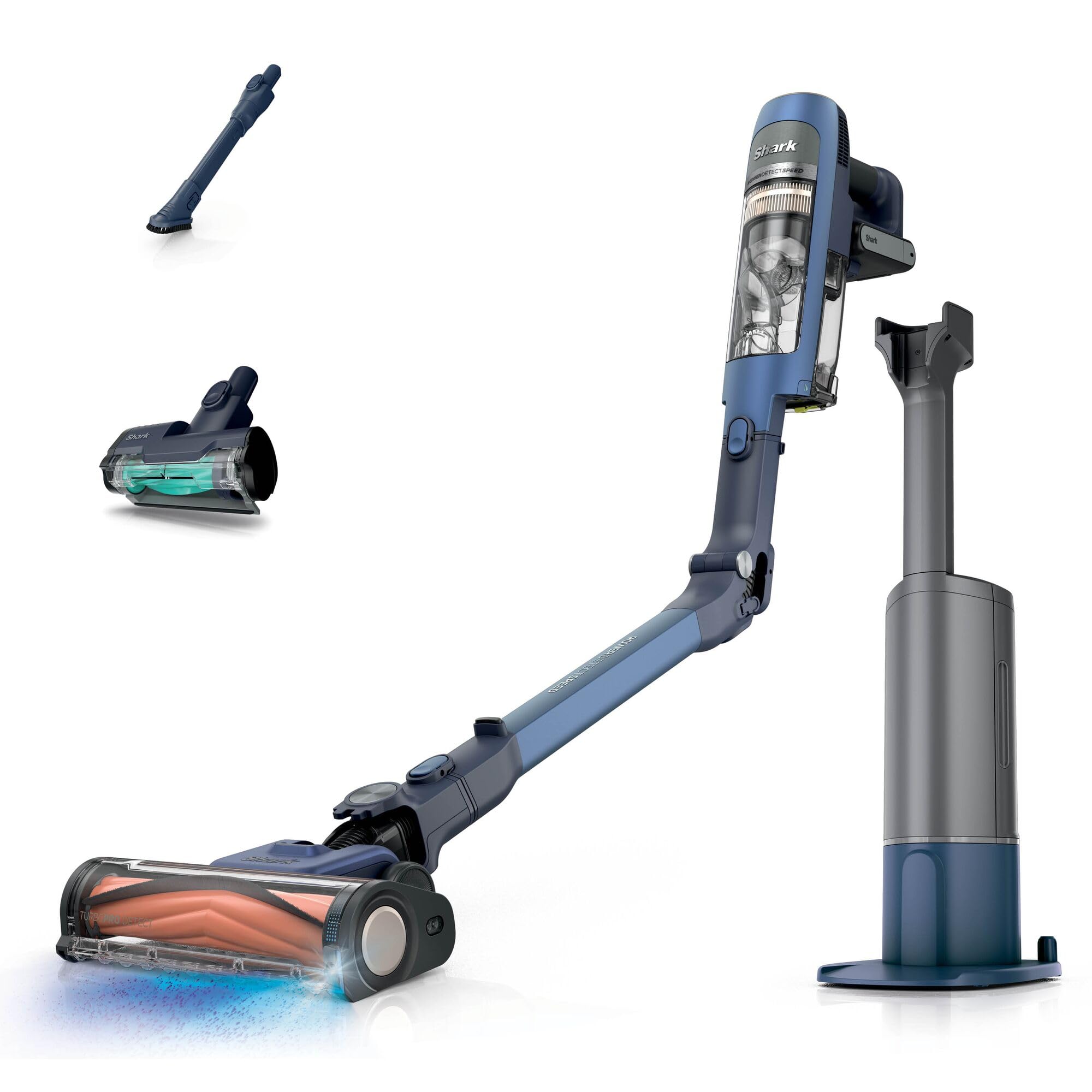 Aspiradora sin cable con base de autovaciado Shark PowerDetect Speed Pet Pro Clean & Empty en Azul | IA3241EUT | de SharkNinja
