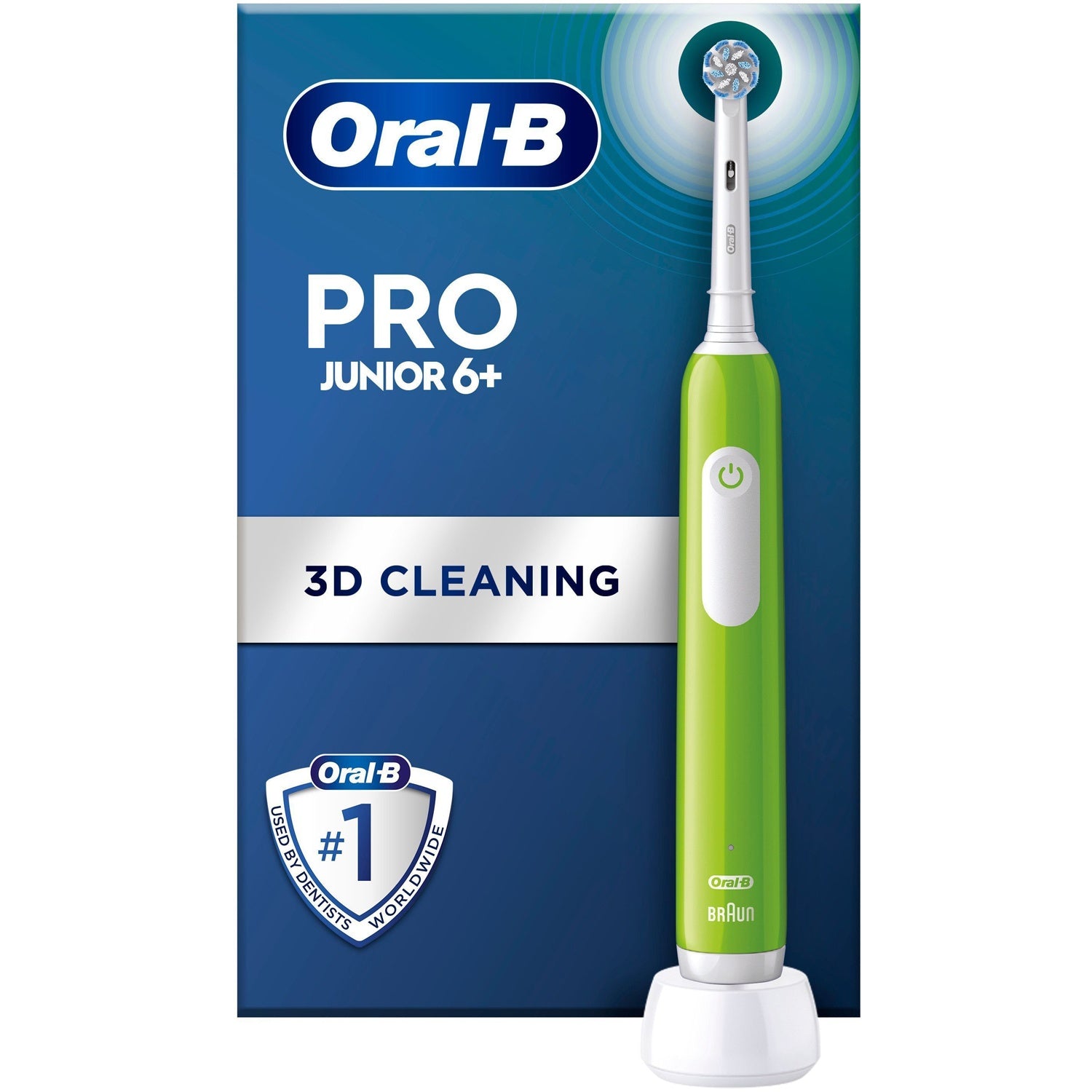 Oral-B PRO Junior 6+ Elektrische Zahnbürste für Kinder – Grün - Image 4