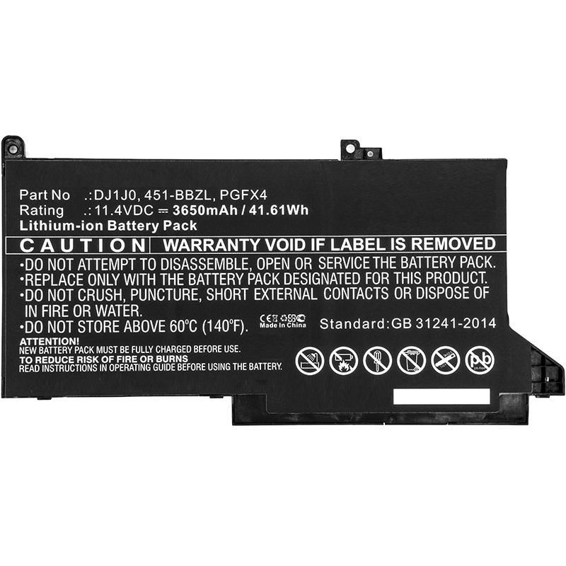 Microbattery Schwarz Coreparts Dell Laptop-Akku, Mbxde-Ba0140