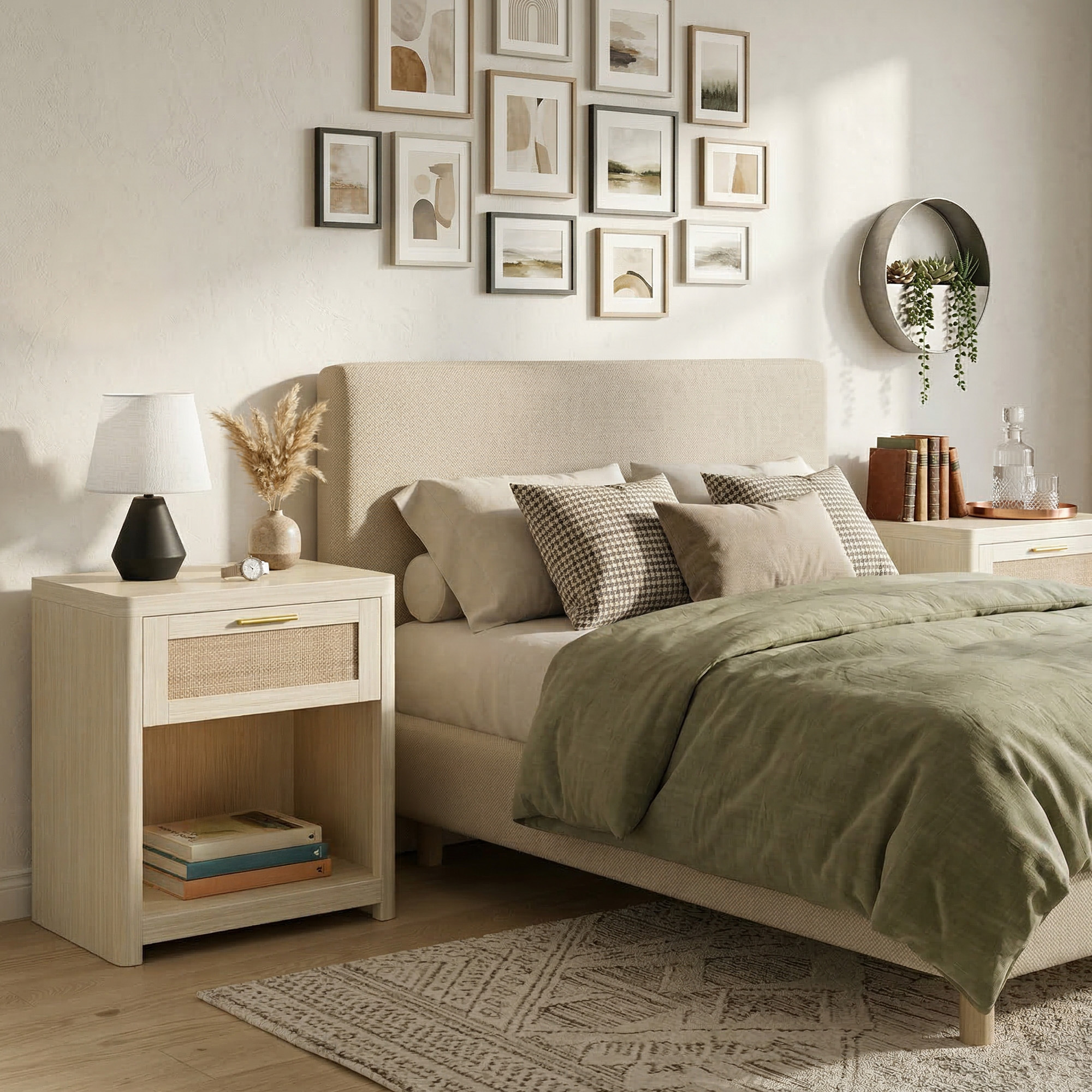 Table De Chevet, Lot De 2, Style Bohème