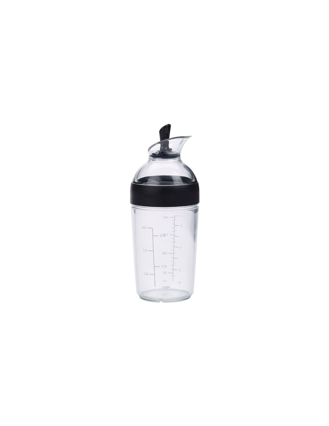 Oxo Good Grips Schwarz Treansparent Dressing Shaker Für Salatdressing 250 Ml Kunststoff von Baur - Image 3