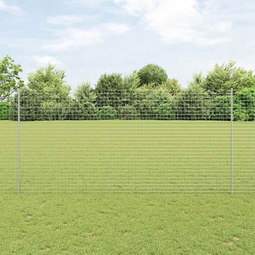 Pali Per Recinzione 44 Pcs Argento Acciaio Zincato Vidaxl