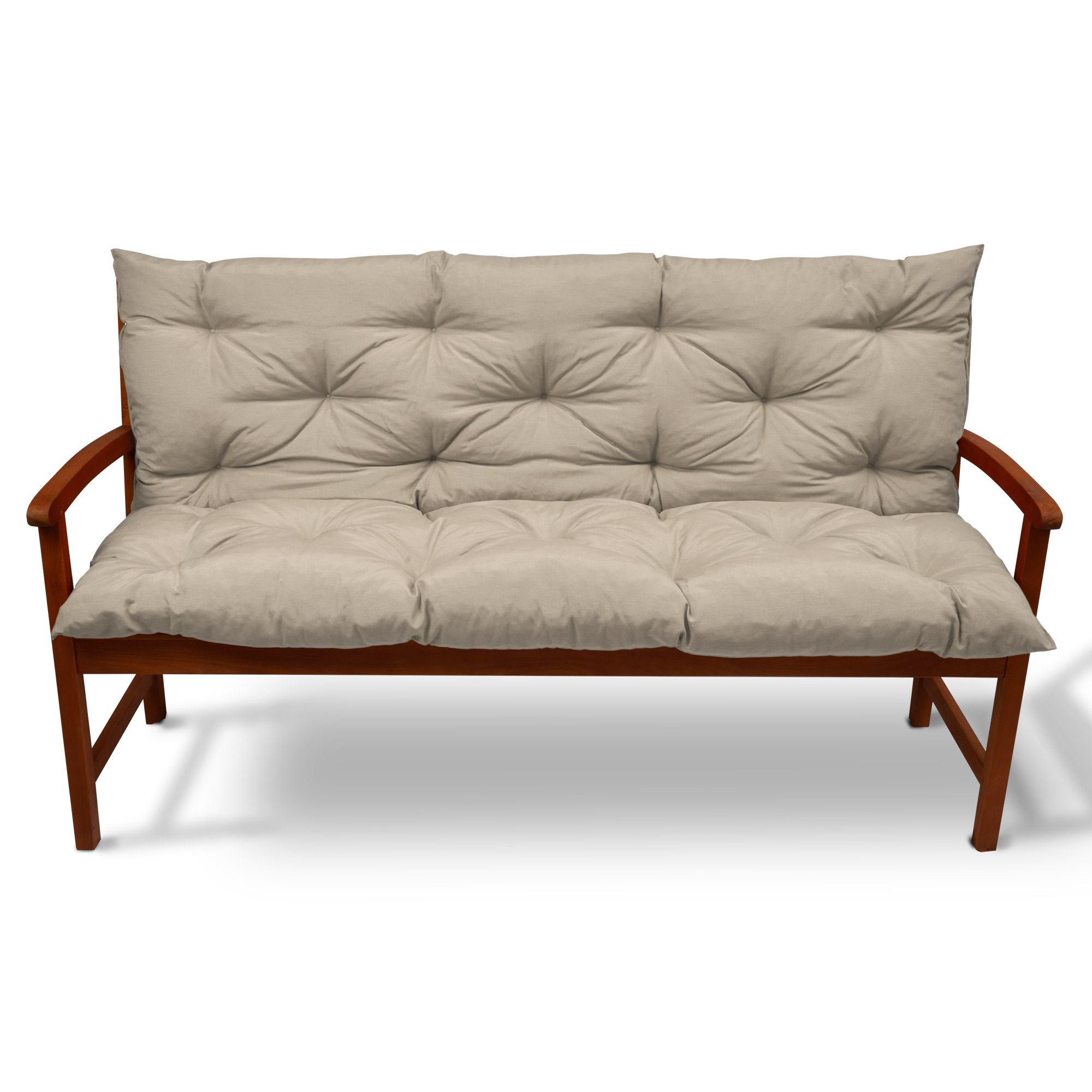 Coussin Pour Banc De Jardin Flair Br Nature, 120x100x10 Cm - Beautissu