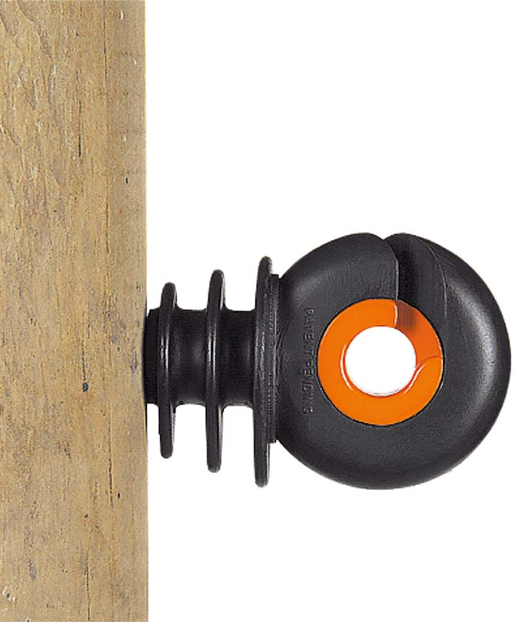 Gallagher Schwarz Gartenzaun, Ringisolator Xdi Hout (250 Stuks) - Met Kern - Image 3
