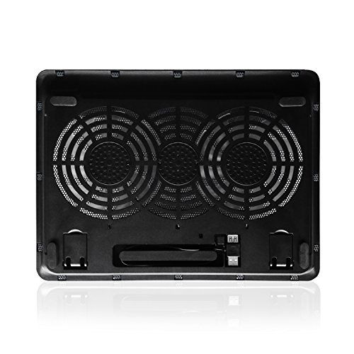 Ewent Schwarz Ew1256 Llaptop-Kühlpad 43,2 Cm (17") 1000 Rpm - Bild 3